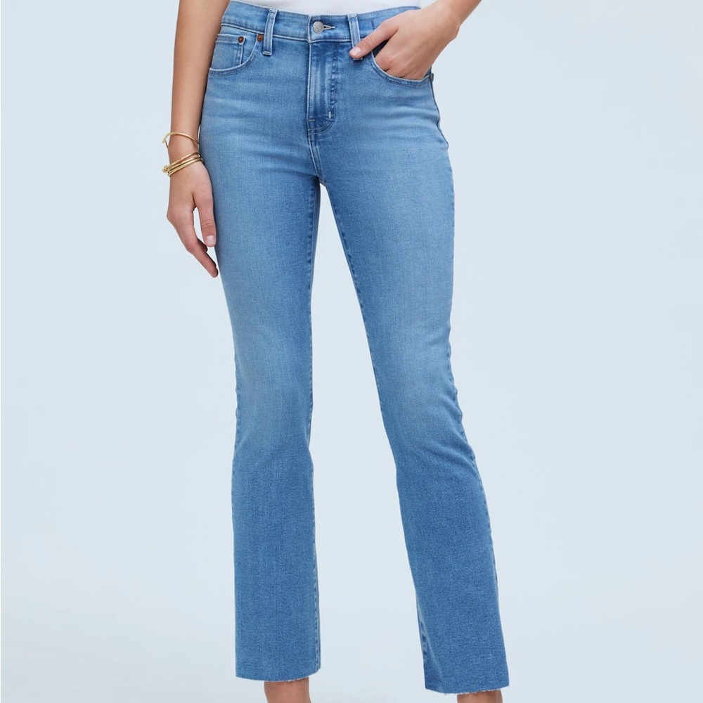 Madewell cali high waist denim boot deans size 28